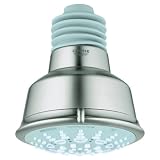Buy Grohe 27 126 EN0 Relexa 5 Spary Pattern Rustic Shower Head, Infinity Brushed... by Grohe