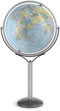 Zoffoli Magellano 20 in. Floor Globe in Blue Ocean