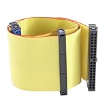 uxcell IDEリボンケーブル ワイヤドライブ　イエロー　HDD ATA 40ピン