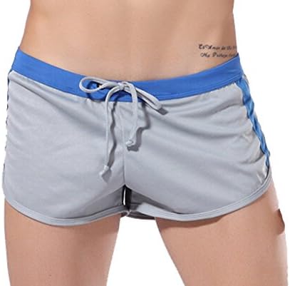 Zehui Sexy Mens Underwear Boxer Trunks Shorts Pants Jogging Sports Briefs Grey Tag XL