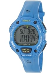Timex Unisex T5K6859J Ironman Traditional 30-Lap Glimmer Full-Size Dresden Blue Resin Strap Watch