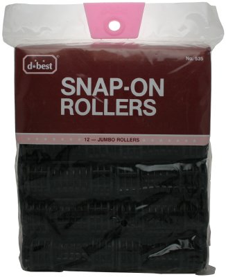 D*Best Snap-On Rollers - 12 Jumbo Rollers No. 535