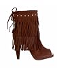 Natasha Suede Fringe Bootie Product Image