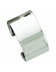 Genuine 14K White Gold 37mm Polished Bangle 35 Grams Of Gold 100% Satisfaction Guaranteed.