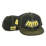 Atlanta Braves American Needle Flat Bill Baseball Hat - Batman