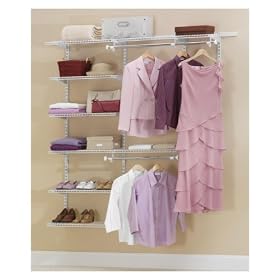 Rubbermaid 3H88 Configurations 3-to-6-Foot Deluxe Custom Closet Kit, WhiteRubbermaid Configurations 3-to-6-Foot Deluxe Custom Closet Kit