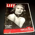 Life Magazine November 10, 1947 -- Cover: The Love Goddess in America Rita Hayworth book cover