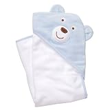 Carter's Hoodie Towel - Bear-Blue-One Size