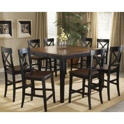 Hillsdale Englewood Petal Shape Pub Set with 4 Stools by Furniture