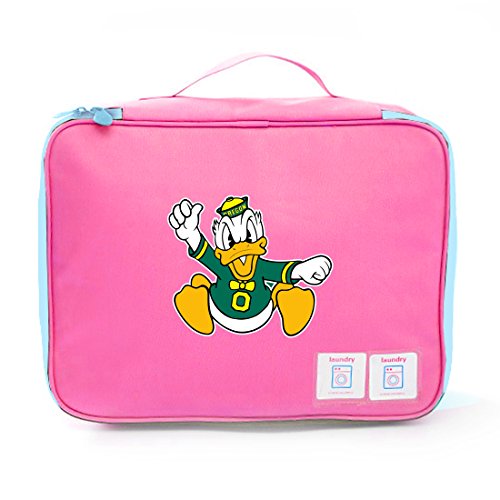 Aoapp NCAA Oregon Ducks Oxford Portable Storage Bags Travelling Cosmetics Organize Bag