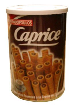 Caprice - Cappuccino Cream Filled Wafers 400g by Papadopoulos