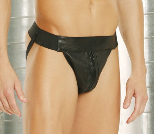 Elegant Moments SB EM-L9995, Men's Leather Jock 