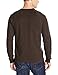 Hanes Men's Long Sleeve Slub Jersey Tee, Dark Truffle, X-Large