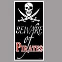 Beware Of Pirates Door Cover Party Accessory (1 count) (1/Pkg)