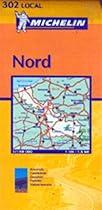 Michelin Map Number 302: Nord - Lille (France) and Surrounding Area, Scale 1:150,000
