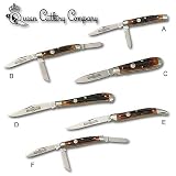 Queen Honey Stag Utility 1 Folding Knives