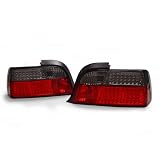 A Pair of Depo Red and Clear lense Full LED Tail Lights - BMW 3-Series E36 2DR... by Depo