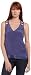 BCBGeneration Womens X-Cut Out Tank, Indigo, Small