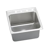 Buy Elkay DLRQ2222104 Gourmet Lustertone Sink, Stainless Steel by Elkay