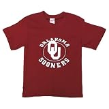Oklahoma Team Color Youth T-Shirt, Screened (Cardinal)