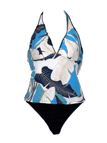 Nautica Blue Sail Halter Tankini 8