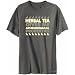 T-Shirt Mens Dark Silver " Herbal Tea gives me aphrodisiacal properties " Drinks Large