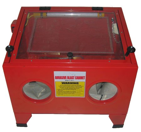 80psi Abrasive Sandblaster Cabinet 5cfm Tabletop