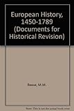 European history, 1450-1789