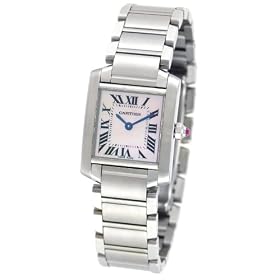 Click here to buy Cartier WoMens Francaise Pink Dial Watch #W51028Q3 by Cartier.