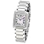 Cartier Women's Tank Francaise Pink Mother of Pearl Watch #W51028Q3