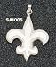 New Orleans Saints Logo Giant 10K Charm/Pendant
