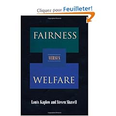 Fairness Versus Welfare