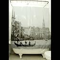 Travel Destinations - VINYL Shower Curtain - Venice Italy