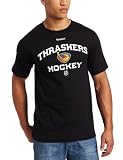 NHL Atlanta Thrashers Authoritative Black Short Sleeve Tee (Black, Large)