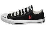Converse Chuck Taylor All Star Lo Top Black Northeastern University Logo Canvas