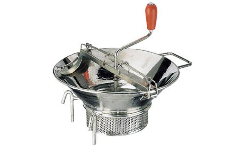 Paderno World Cuisine 42575-37 Food Mill, Tin, #5, with 3 mm Sieve by Meat Grinders