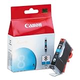 / CNMCLI8C / CLI-8C (0621B002AA, BCI-7eC) Ink Tank, Cyan / Sold as 1 EA