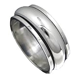 925 Silver PLAIN BAND Spinner Ring Hawaiian Jewelry