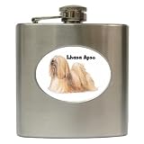 Lhasa Apso Hip Flask (6 oz)