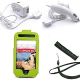 41pgcQTOKHL. SL160  iphone 3G 3Gs Deluxe Green Carrying case for iphone 3G + Car Charger + Travel Charger