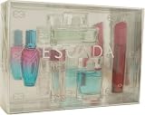 Escada Variety By Escada For Women. Set-5 Piece Mini Variety With Signature .25 Ounces,  Pacific Paradise .14 Ounces, Sentiment.14 OZ & Magnetism .14 Ounces, Into The Blue .25 OZ & All Are Minis