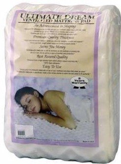 NEW EGGCRATE CONVOLUTED MATTRESS PAD, QUEEN