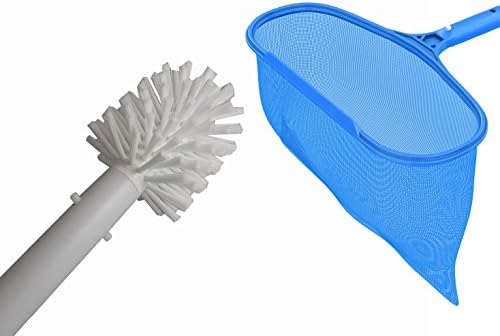 Pool Leaf Net Fine Mesh with Corner Brush - Lifetime 'Peace of Mind' Guarantee