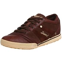 Diesel Men's Full Time Lace-up Sneaker,Shopping Bag/Mudd,12 M US
