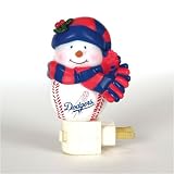 Los Angeles Dodgers MLB Home Run Snowman Night Light (5)