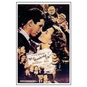 ITS A WONDERFUL LIFE Movie Poster A Christmas Classic Full Size Print