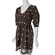 Cute Options Smocked Floral Embroidery Tunic Dress