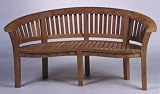 Jewels of Java Half Moon Garden Bench