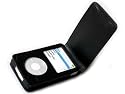 Cool Bananas Klapp Ledertasche für Apple iPod Classic 120GB/160GB schwarz