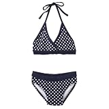 Girls' Xhilaration 2-pc. Dot Swim - Navy